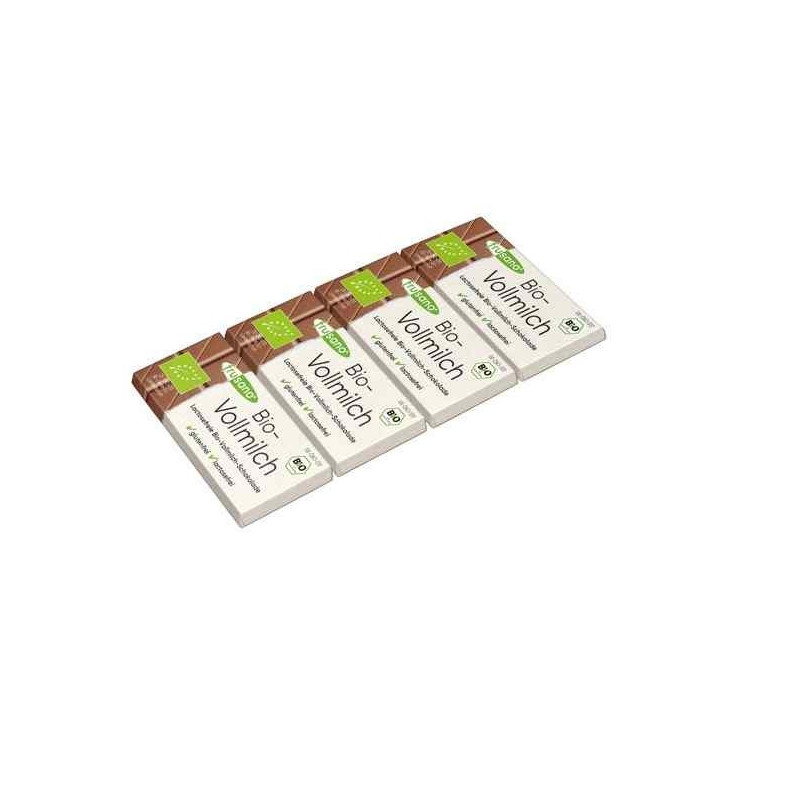 Frusano Organic Mini Milk Chocolate Bars 50g