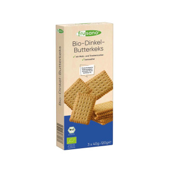 Frusano Organic Spelt Butter Biscuit 120g