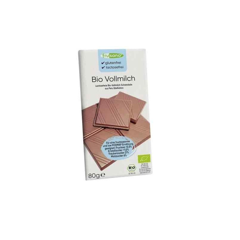 Frusano Organic Milk Chocolate 80g
