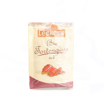 Leckers Organic Cake Glazing Red 2 x 15g