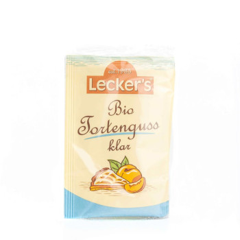 Leckers Organic Cake Glazing Clear 2 x 15g