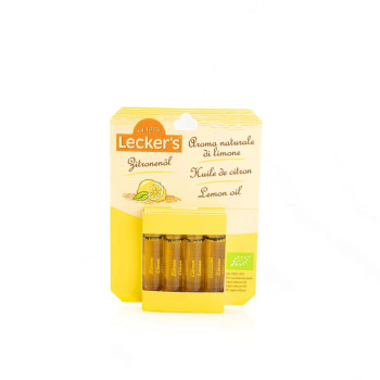 Leckers Organic Lemon Oil 4 x 2ml