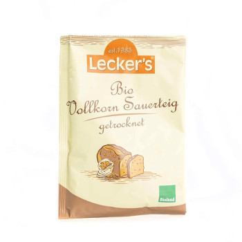 Leckers Organic Dried Wholemeal Sourdough, 30g