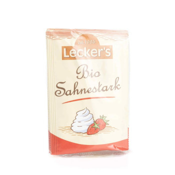 Leckers Organic Whipping Cream Stabilizer 4 x 8g