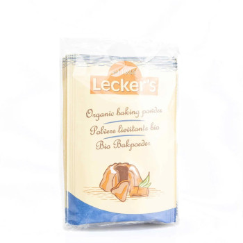 Leckers Organic Baking Powder 4 x 21g