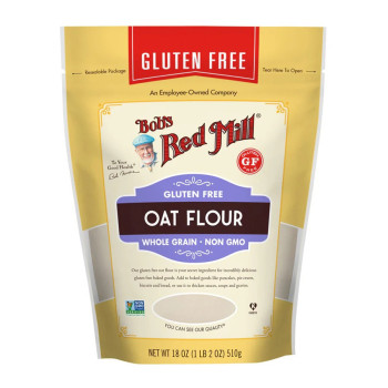 Bobs Red Mill Organic Oat Flour Whole Grain 510g
