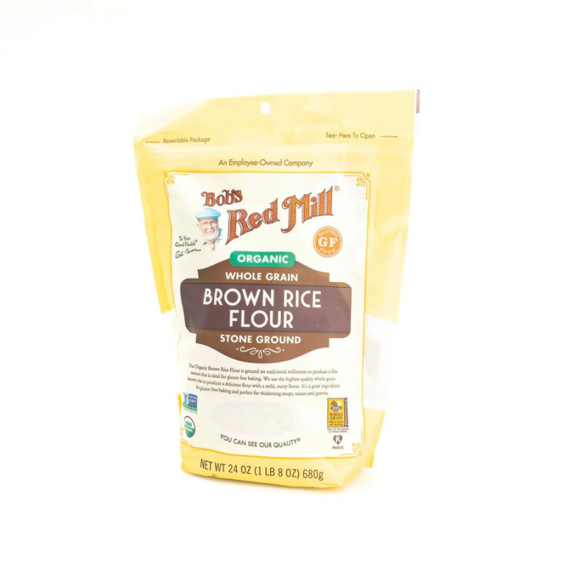 Bobs Red Mill Organic Brown Rice Flour, 680g