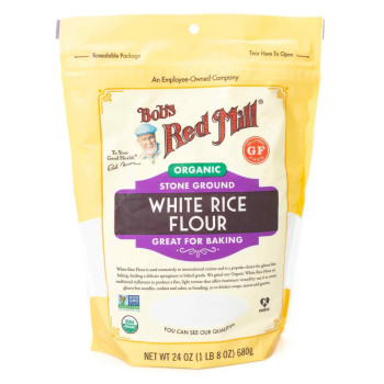 Bobs Red Mill Organic Stone ground White Rice Flour 680g