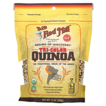 Bobs Red Mill Organic Tricolor Quinoa Grain, 369g