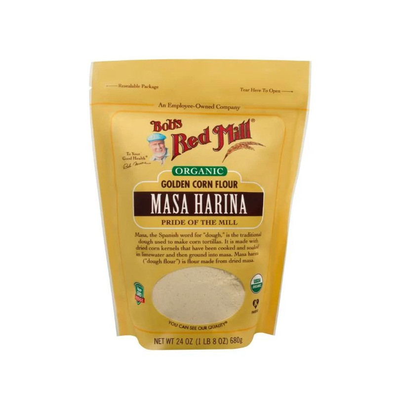 Bobs Red Mill Golden Masa Harina Corn Flour 680g