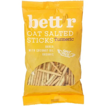 Bettr Organic Oat Salted Sticks Turmeric, 50g