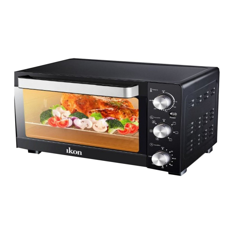 Ikon 23Ltr Electric Oven, Adjustable Thermostat 70-250C, IK-EMD23