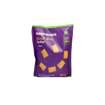 Harmonica Organic Biscuits Bites, 80g