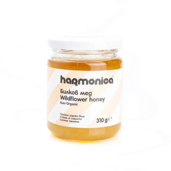 Harmonica Organic Wild Flower Honey 310g