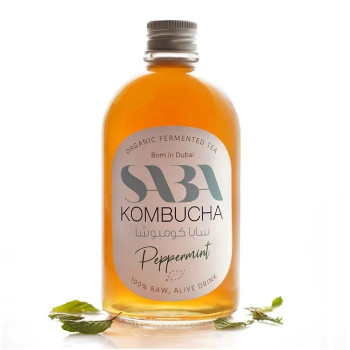 Saba Kombucha In Ginger And Turmeric Probiotic Rich Beverage, 275ml
