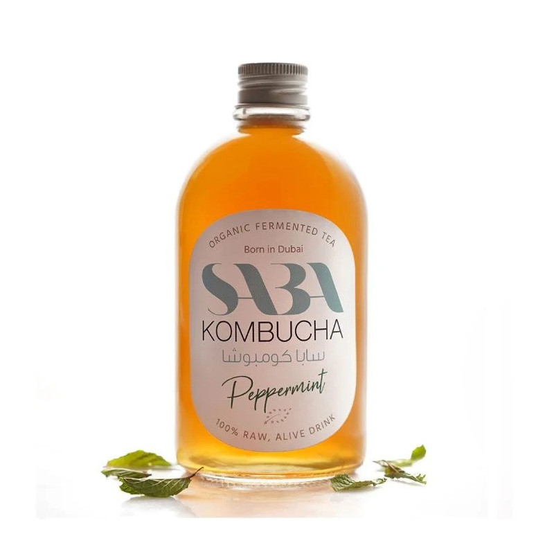Saba Kombucha In Ginger And Turmeric Probiotic Rich Beverage, 275ml