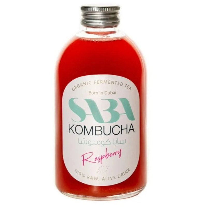 Saba Kombucha Raspberry Drink, 275ml