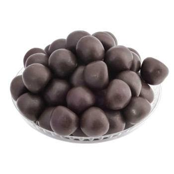 Confiserie Adam Organic Raspberry And Apple Puree Bites Coated In Dark Chocolate 100g