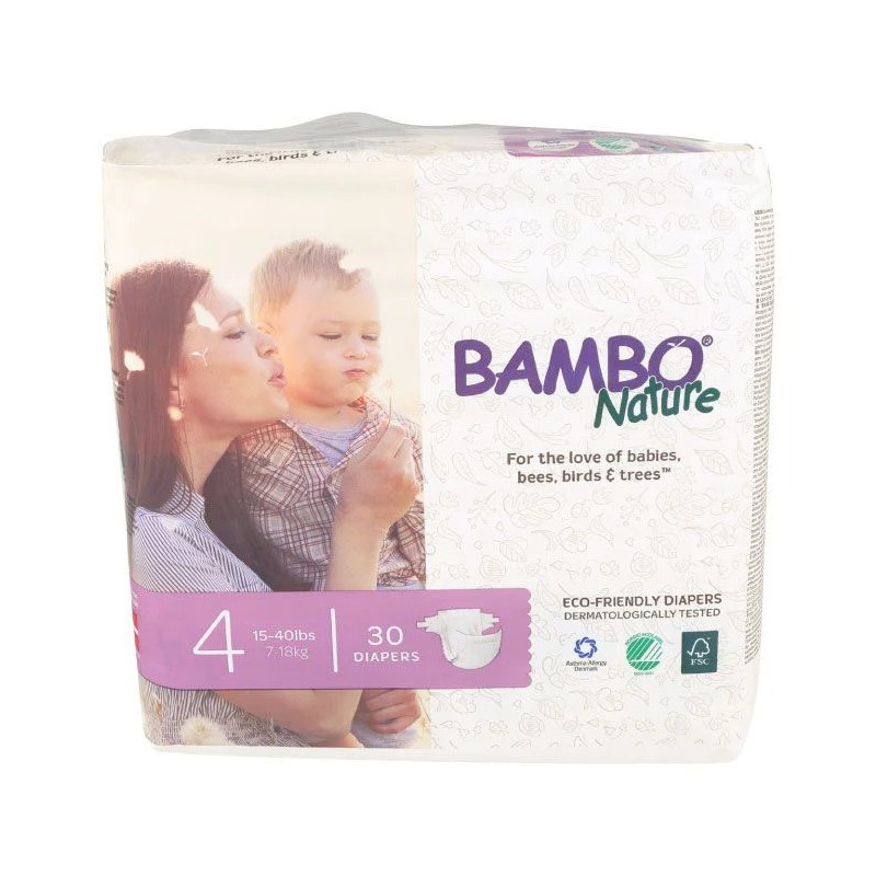 Bambo Nature Diapers Dream Number 4 For 7 To 18 kg