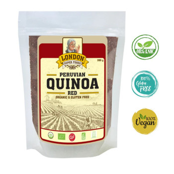 London Super Foods Peruvian Organic Red Quinoa 350g