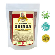 London Super Foods Peruvian Organic Red Quinoa 350g