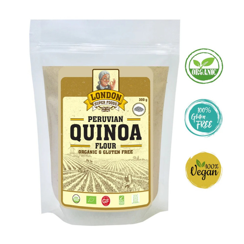 London Super Foods Organic Peruvian Quinoa Flour, 300g