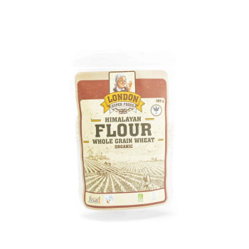 London Super Foods Organic Whole Grain Wheat Flour 300g