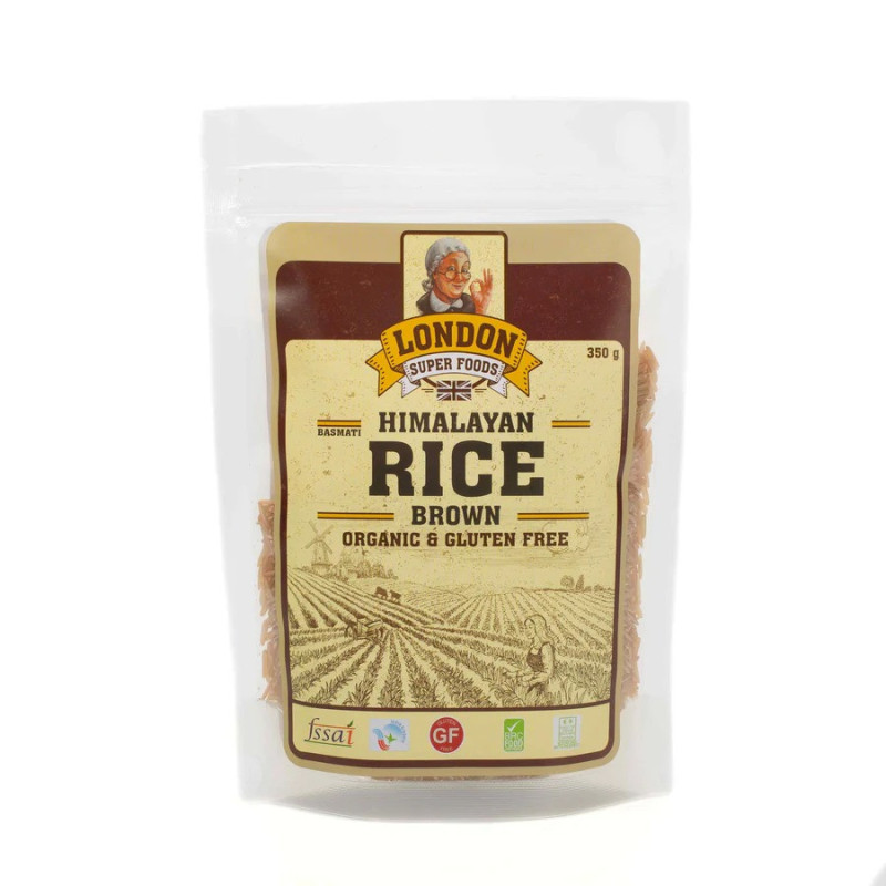 London Super Foods Himalayan Organic Brown Basmati Rice 350g