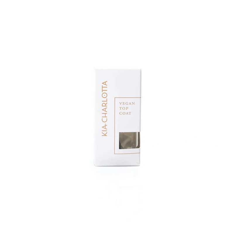Kia Charlotta Vegan Top Coat Nail Polish, 11ml