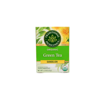 Traditional Medicinals Organic Green Tea Dandelion, 32g