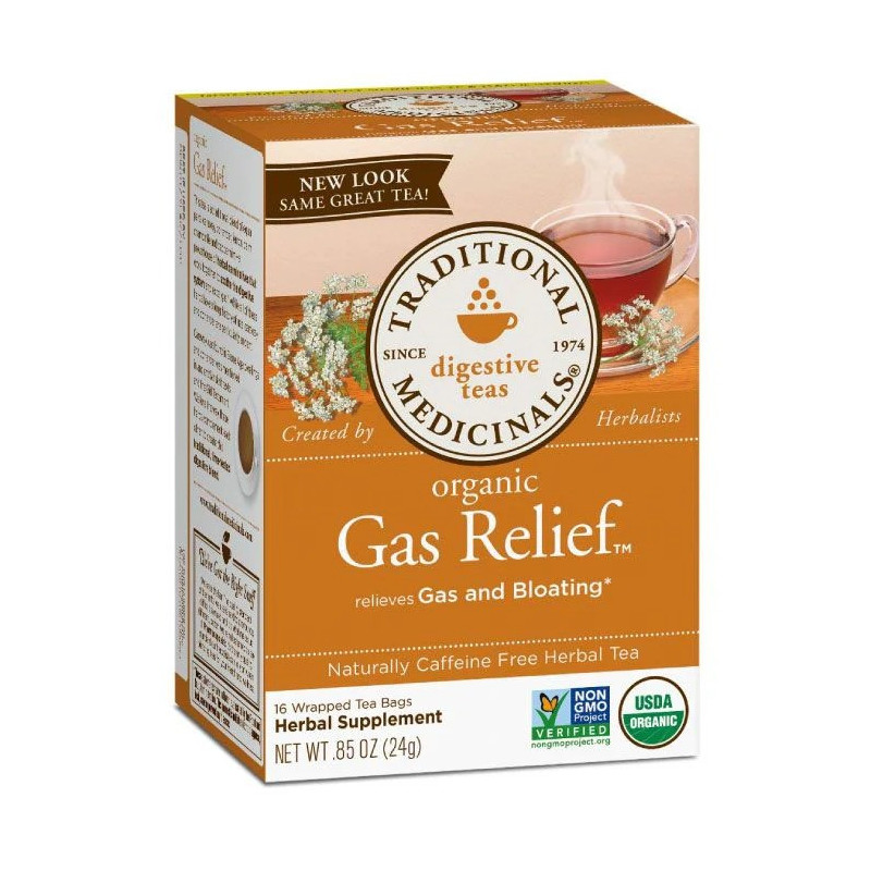 Traditional Medicinals Organic Gas Relief Herbal Tea