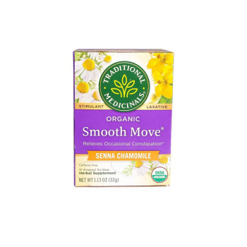 Traditional Medicinals Organic Smooth Move Senna Chamomile Herbal Tea 32g