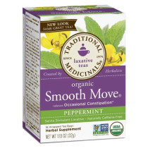 Traditional Medicinals Smooth Move Peppermint herbal Tea, 32g