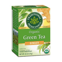 Traditional Medicinals Organic Green Tea With Ginger 24g