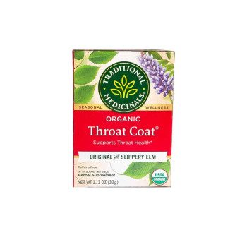 Traditional Medicinals Throat Coat Herbal Tea 24g