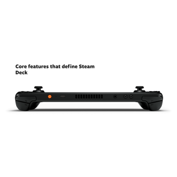 Valve Steam Deck OLED Handheld Gaming Console, 1TB SSD, 7.4 HDR OLED 90Hz Display, 6 nm AMD APU, Zen 2 4c 8t5 3.5GHz, Analog Sticks, HD Haptics, WiFi 6E, BT v5.3, USB Type C, Black