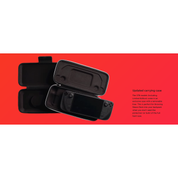 Valve Steam Deck OLED Handheld Gaming Console, 1TB SSD, 7.4 HDR OLED 90Hz Display, 6 nm AMD APU, Zen 2 4c 8t5 3.5GHz, Analog Sticks, HD Haptics, WiFi 6E, BT v5.3, USB Type C, Black