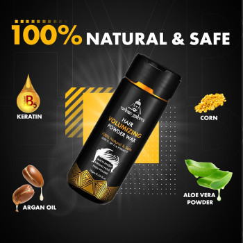 UrbanGabru Hair Volumizing Powder Wax Strong Hold, Matte Finish, 24 Hrs Hold Natural And Safe Hair Styling Powder