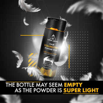 UrbanGabru Hair Volumizing Powder Wax Strong Hold, Matte Finish, 24 Hrs Hold Natural And Safe Hair Styling Powder