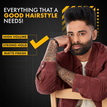 UrbanGabru Hair Volumizing Powder Wax Strong Hold, Matte Finish, 24 Hrs Hold Natural And Safe Hair Styling Powder