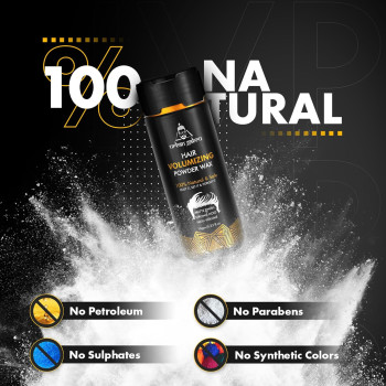 UrbanGabru Hair Volumizing Powder Wax Strong Hold, Matte Finish, 24 Hrs Hold Natural And Safe Hair Styling Powder