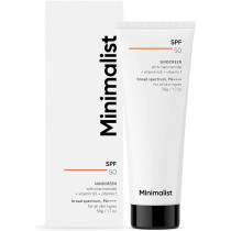 Minimalist Multi Vitamin SPF 50 Plus PA Sunscreen For Complete Sun Protection Oxybenzone And OMC Free, For Men and Women, 50g
