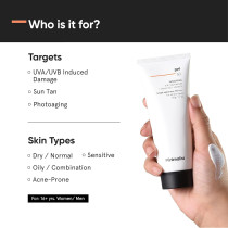 Minimalist Multi Vitamin SPF 50 Plus PA Sunscreen For Complete Sun Protection Oxybenzone And OMC Free, For Men and Women, 50g