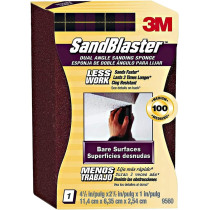 3M Sandblaster Dual Angle Sanding Sponge