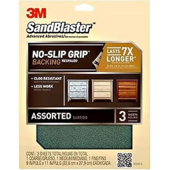 3M Sandblaster Sand Blaster Paper, 3 Pack
