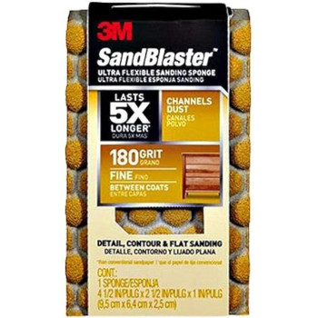 3M Sandblaster 180 Grit Ultra Flexible Sand Sponge