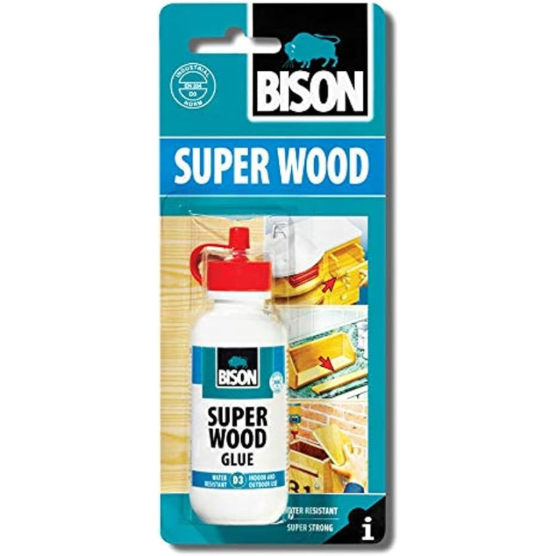 Bison Super Strong Wood Glue With Water Resistant 75g