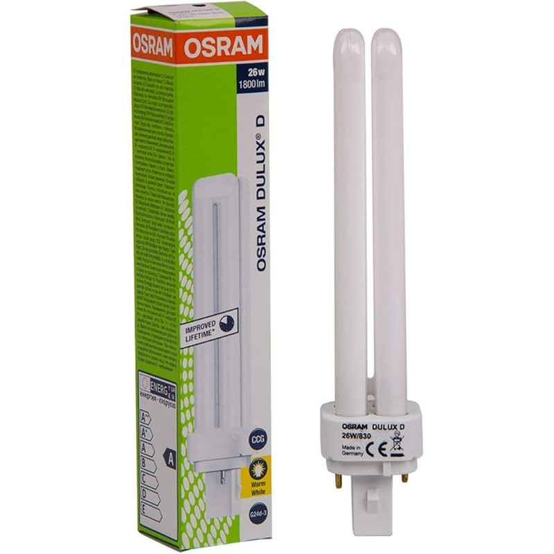 Osram Warm White 26W 2 Pin CFL Bulb