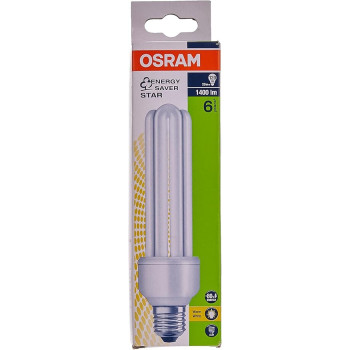 Osram 3U 23W E27 Energy Saving Light Bulb With Compact Fluorescent CFL