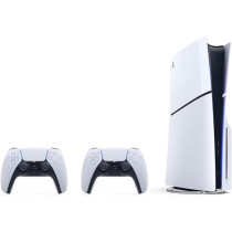 Sony PlayStation 5 Slim Disc Edition DualSense Wireless Controller Double Pack 1TB, 2023, International Version